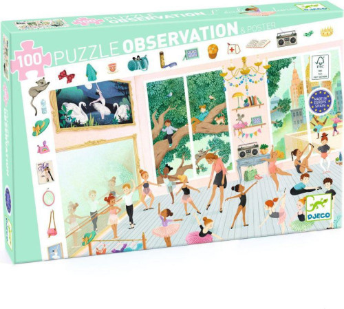 Vyhľadávacie puzzle Tanečná škola Djeco