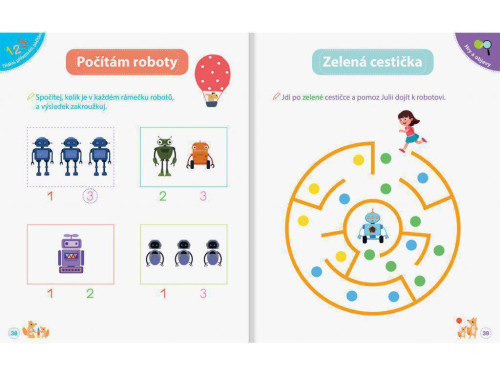 Montessori v škôlke so samolepkami