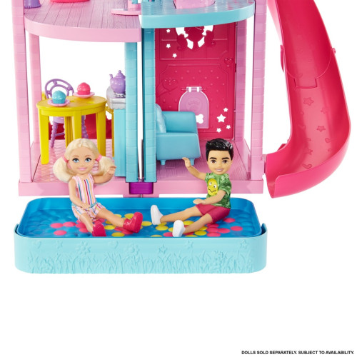 Chelsea dom so šmykľavkou Barbie