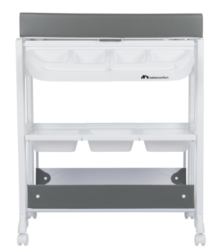 Prebaľovací pult s vaničkou Rosie Mineral Grey