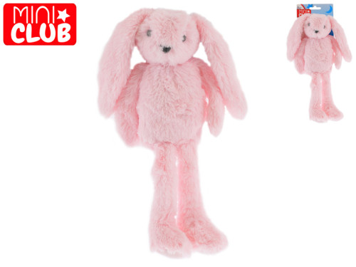 Zajačik plyšový 37 cm dlhé nohy 0 m+ Mini Club