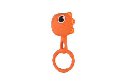 Hrkálka dino 2ks silikón 13 x 5 cm Babyted