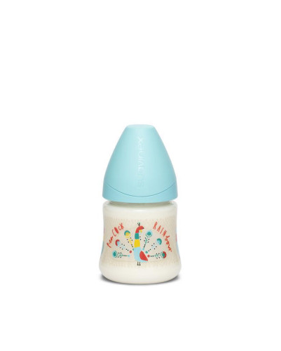 Fľaša okrúhly cumlík latex 150 ml 0m+ SUAVINEX