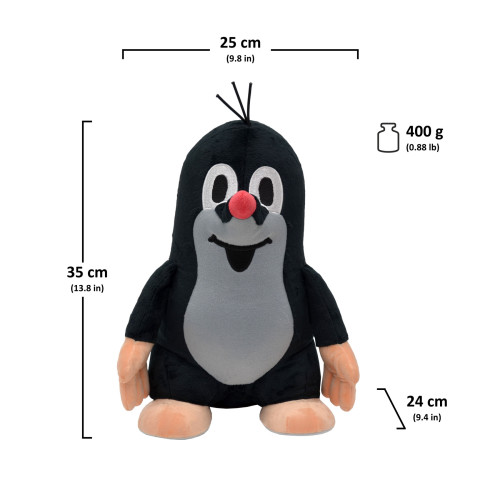 Krtko 35 cm stojace