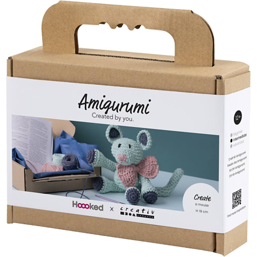 Súprava na háčkovanie myška Amigurumi