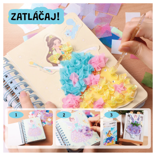 Fashion kreatívna kniha Magic Princesses