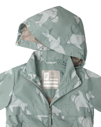 Vetrovka Shells Sea Tot Green Leokid
