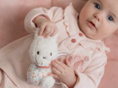 Hracia deka s hrazdou zajačik Miffy Lucky Blossom Little Dutch