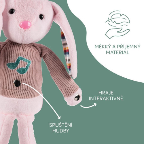 Plyšový interaktívny parťák, Rabbit Zopa