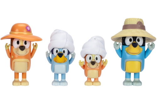 Rodinný výlet 4 figúrky Bluey