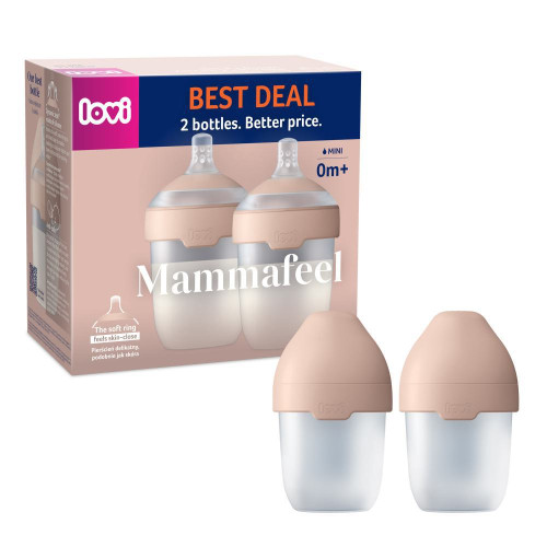 Set fliaš Mammafeel 150 ml 2 ks Lovi