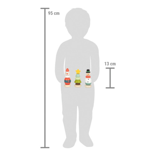 Vianočná a zimná skladacia figúrka 1 ks Small foot
