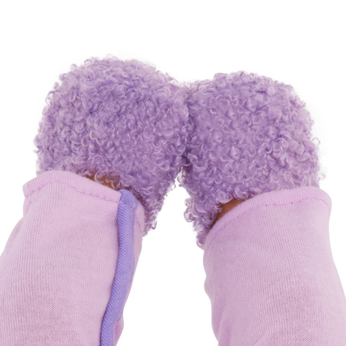 Dupačky pre bábiku fialové s doplnkami LullaBaby