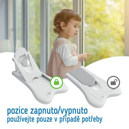 Detský bezpečnostný zámok na posuvné dvere, 2 ks Sipo