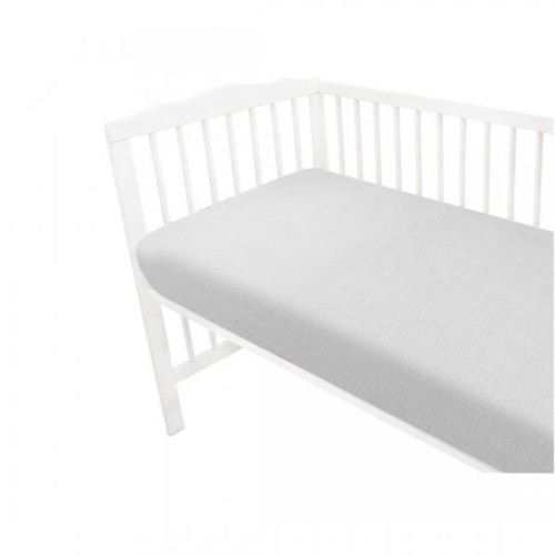Mušelínové prestieradlo do postieľky 60 x 120 cm Nature double Baby Nellys