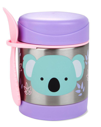 Termoska na jedlo s lyžičkou/vidličkou Zoo 3 r+ 325 ml Skip Hop