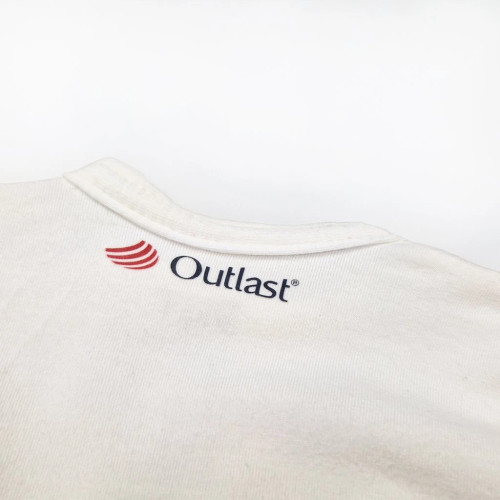 Body tenké zavinovacie DR Outlast® UPF 50+ biela káva Little Angel