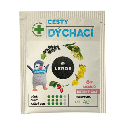 Detský čaj cesty dýchacie Leros