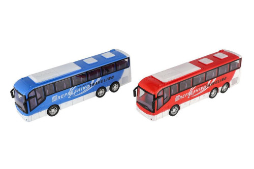 Autobus diaľkový plast 31cm na zotrvačník