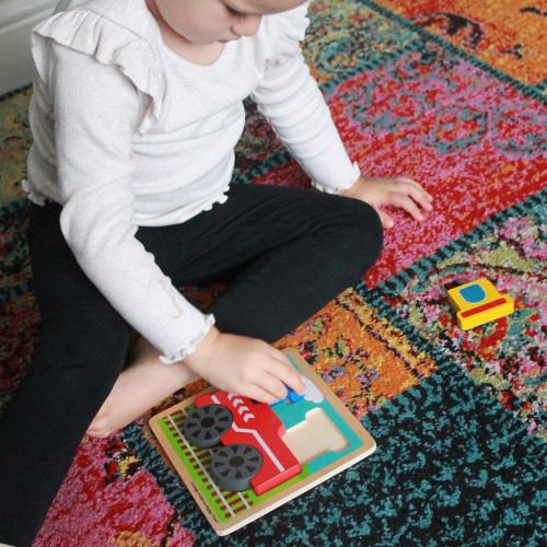Vkladacie puzzle Vláčik Bigjigs Toys