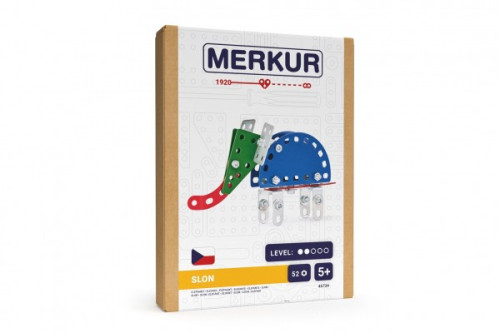 Stavebnica MERKUR Slon mini 52 ks