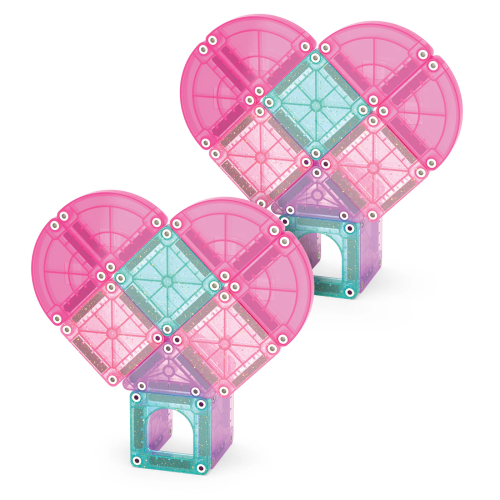 Magnetická stavebnica microMAGS Heart to Heart Travel Set 26 dielov