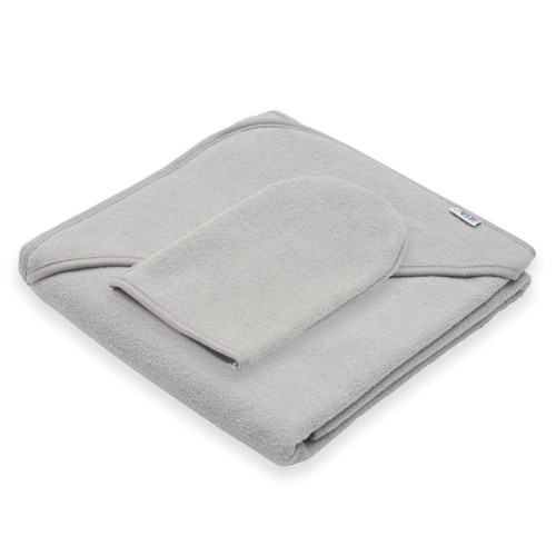 Detská froté osuška s kapucňou New Baby Basic 80 x 80 cm