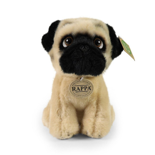 Plyšový pes mops 18 cm Eco-Friendly Rappa