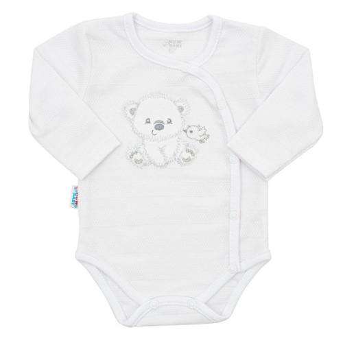 Dojčenská súpravička do pôrodnice New Baby Sweet Bear biela