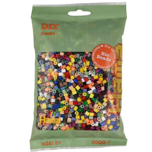 Zažehľovacie korálky BIO mix 3000ks 191-199 Hama