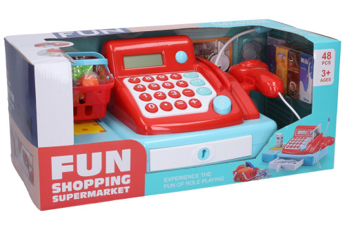 Pokladňa s doplnkami s efektmi 33 cm