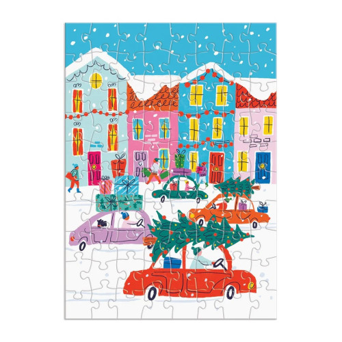 Galison Puzzle adventný kalendár 12 v 1