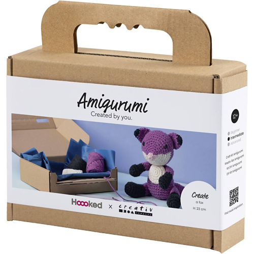 Súprava na háčkovanie líška Amigurumi