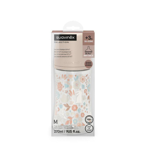 Dojčenská fľaša Wonderland 270 ml Fyziol prietok M Suavinex