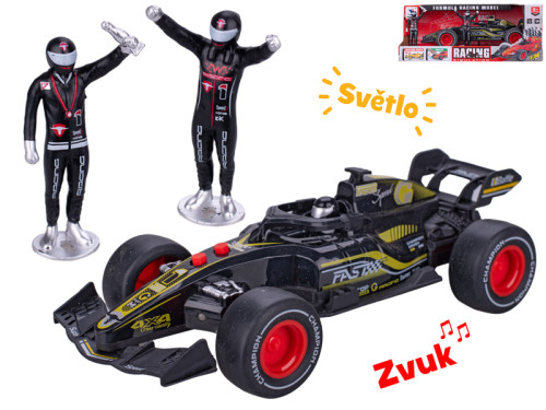 Formula 19 cm na zotrvačník na batérie so svetlom, zvukom a pilotmi 2 ks