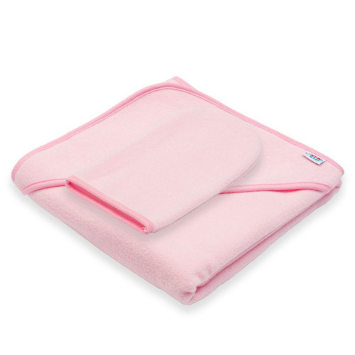 Detská froté osuška s kapucňou New Baby Basic 80 x 80 cm