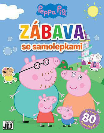 Zábava so samolepkami Prasiatko Peppa