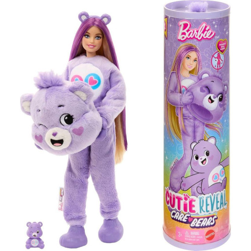 Barbie Cutie Reveal Barbie a starostliví medvidci - modrá JCN96