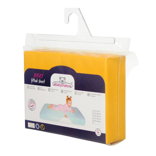 Prestieradlo jersey s gumou 70 x 140 cm BabyMatex