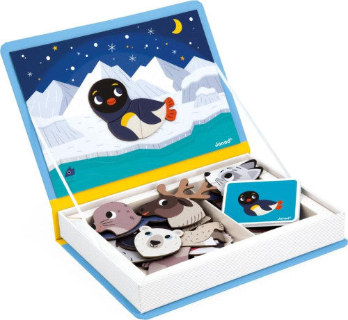 Magnetibook Polárne zvieratká Magnetická kniha Janod