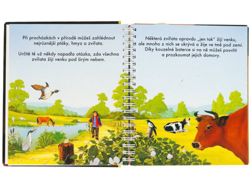 Zvieratá v podzemí Kniha s kúzelnou baterkou Daniel Moignot