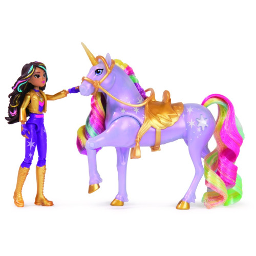 Unicorn academy svetelný jednorožec a figúrka Sophia & Wildstar 11 cm