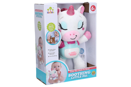 Zaspávač jednorožec s efektmi 29 cm