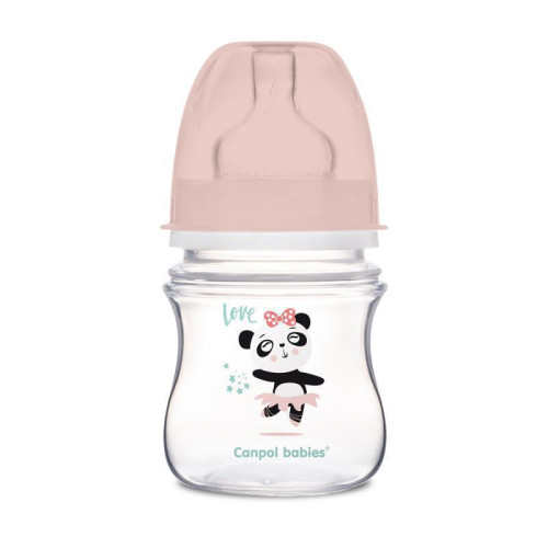 Antikoliková širokohrdlá fľaša Exotic animals 120 ml Canpol babies