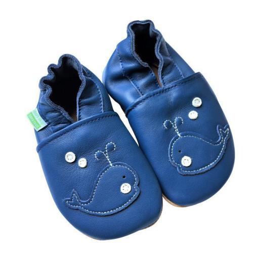 Kožené capáčky Barefoot Veľ. M (6-12 mes.) Hopi Hop