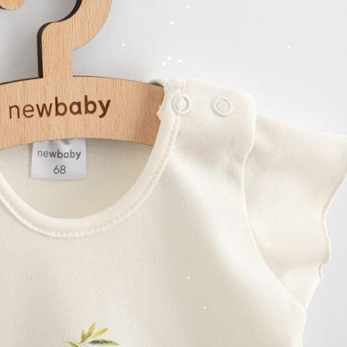 Dojčenské šaty z organickej bavlny s krátkym rukávom New Baby Olivy