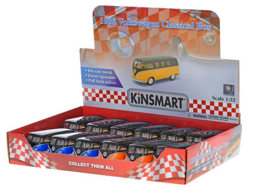 Autobus VW Classical 1962 13 cm kov spätný chod