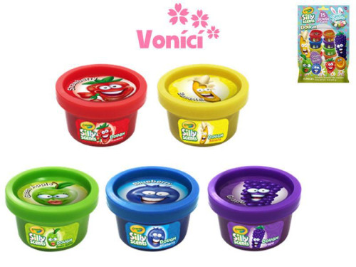 Crayola hmota tvarovacia 28 g voňajúca v tégliku 15 ks