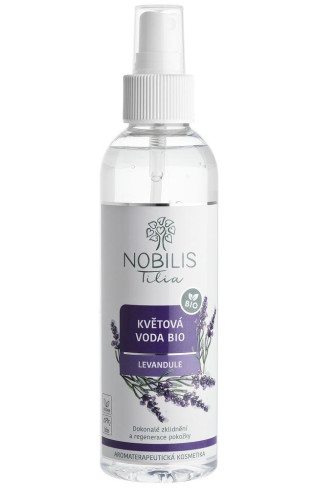 Kvetová voda BIO Levanduľa 200 ml - plastová fľaša Nobilis Tilia