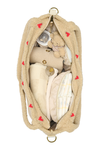 Teddy Hearts Diaper Bag - prebaľovacia taška Studio Noos